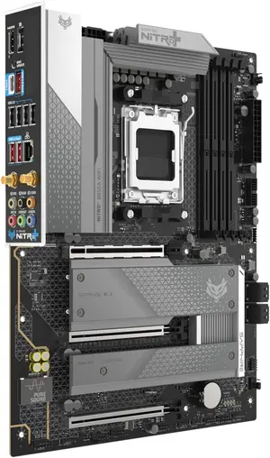 Sapphire NITRO+ B850A WIFI 7 — AMD AM5 | B850 | ATX | 12+2+1 Phase 55A VRM | DDR5-8000 | WiFi 7 | PCIe 5.0