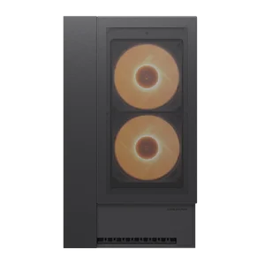 Cougar OmnyX Omni-Directional PC Case Black | 360° Tempered Glass | ARGB | Unique Omni Design