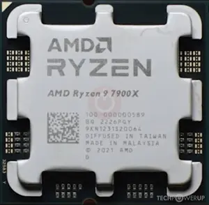 AMD Ryzen 9 7900X Desktop Processor (AM5 Socket, 12-Core, 5.6 GHz Boost, Unlocked)