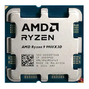 AMD Ryzen 9 9900X3D Desktop Processor (AM5 Socket, 12-Core, 5.5 GHz Boost, Unlocked)