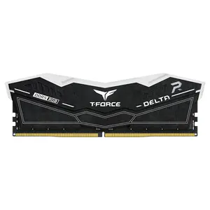 TEAMGROUP T-Force Delta RGB 64GB (2x32GB) DDR5 6000MHz CL38 Desktop Gaming Memory — Black