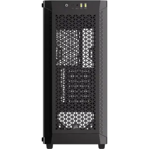 CORSAIR 480T RGB Airflow Tempered Glass Mid-Tower PC Case (Black) | High-Airflow Perforated Steel Front Panel, 3x Pre-Installed AR120 ARGB PWM Fans & Tool-Free Tempered Glass Window