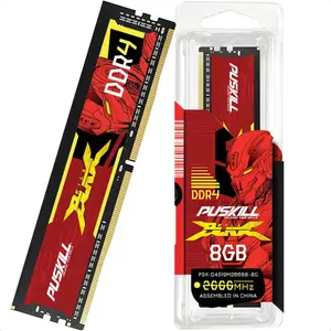 PUSKILL 8GB DDR4 Desktop RAM Module (Black) 3200MHz  High-Speed Frequencies CL22 Low Latency, 288-Pin UDIMM, Intel XMP 2.0 & AMD Ryzen Compatible
