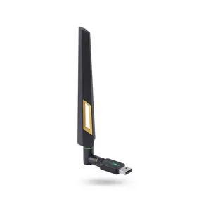 AX1800 Dual Band Wi-Fi 6 & Bluetooth 5.3 High-Speed USB 3.0 Wireless Adapter (1800Mbps / 2.4GHz & 5GHz / High-Gain Blade Antenna / Ultra-Low Ping / Driver-Free Plug & Play)