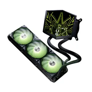 TRYX STAGE 360 ARGB All-in-One Liquid CPU Cooler | Dual 4.0" IPS Displays