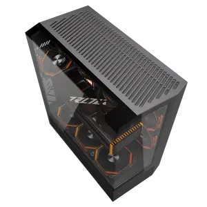 DARKFLASH DY460 ATX PC Case Black