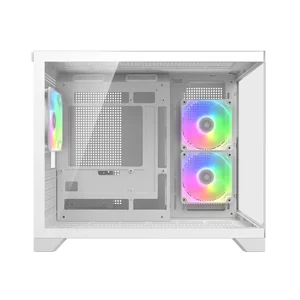 Cougar FV150 Mini Black & White | Dual Chamber | Reverse Connector MB | 400mm GPU | 360mm AIO