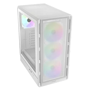 Cougar Airface Pure RGB Compact ATX Mid Tower Black | ARGB | Mesh Front | Tempered Glass