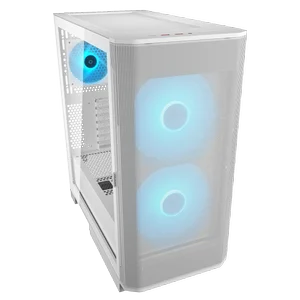 Cougar Airface 180 ATX Mid Tower White | 180mm ARGB Fan | Mesh | Tempered Glass