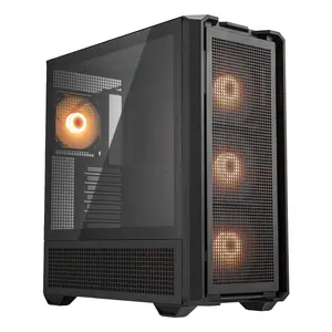 Cougar MX600 RGB Full Tower Black | High Cooling | 9 Fans | Vertical GPU | ARGB | E-ATX