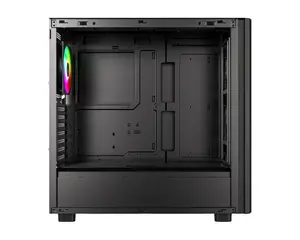 ID-COOLING WARE 510 ARGB BLACK ATX PC Case | Classic High-Airflow Mid-Tower, Tempered Glass, 4x Pre-Installed ARGB Fans & Dual 360mm Radiator Support