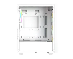 ID-COOLING WARE 310 ARGB WHITE Micro-ATX PC Case | High-Airflow Mesh Front, Tempered Glass Side Panel, 3x Pre-Installed ARGB Fans & 240mm/280mm Radiator Support