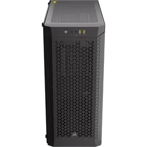 CORSAIR 480T RGB Airflow Tempered Glass Mid-Tower PC Case (Black) | High-Airflow Perforated Steel Front Panel, 3x Pre-Installed AR120 ARGB PWM Fans & Tool-Free Tempered Glass Window