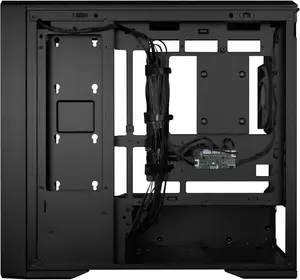 LIAN LI Vector V150 INF Micro-ATX PC Case (Black) | Infinity Mirror Reflective Front Panel, 3x Pre-Installed ARGB PWM Fans (2x 140mm + 1x 120mm), Back-Connect (BTF) Motherboard Support & 360mm Top Radiator Capacity