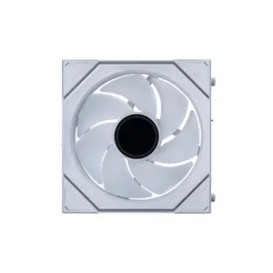 LIAN LI UNI FAN SL-INF Wireless 120mm ARGB PWM PC Cooling Fan 3-Pack with L-Wireless Controller (white) | Cable-Free Interlocking Daisy-Chain System, 2.4 GHz L-Wireless Sync, Triple-Zone Infinity Mirror RGB & FDB Bearings