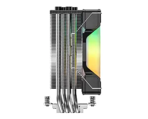 ID-COOLING SE-214-XT DF CPU Air Cooler (Black Edition) | Model: SE-214-XT DF, 180W TDP Thermal Dissipation, 4x Ф6mm Direct-Touch Copper Heatpipes, 120mm High-Airflow PWM Fan, Microwave Fin Design with Stealth Top Cover, 100% RAM Clearance, Multi-Plat