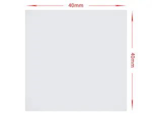 ID-COOLING FROST PTM-2 Phase-Change Thermal Pad (2-Pack / 40x40x0.2mm) | Model: FROST PTM-2, 8.5 W/m-K High Thermal Conductivity, 0.04 ℃-cm²/W Low Thermal Impedance, Advanced Phase-Change Material (Solid-to-Conformal Transition)