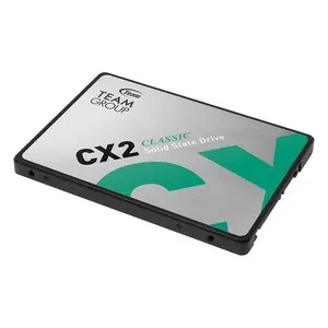 TEAMGROUP CX2 256GB 2.5" SATA III Internal Solid State Drive – T253X6256G0C101 (SATA 6Gb/s / 3D NAND Flash / Read Up to 520MB/s / Write Up to 430MB/s / SLC Caching / Shock-Resistant)