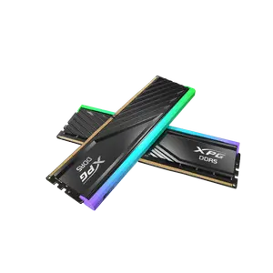 XPG Lancer Blade RGB 64GB (2x32GB) DDR5 6000MHz CL30 Desktop Gaming Memory Kit – Black – AX5U6000C3032G-DTLABRBK 