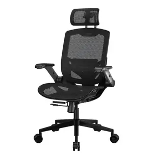 COUGAR Speeder One Black | Racing-Inspired Ergonomic Gaming Chair | Dual-Use Work & Gaming | Adjustable Lumbar | Class 4 Lift