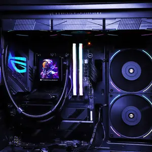Thermalright Frozen Vision 360 BLACK All-in-One Liquid CPU Cooler | 2.88" IPS LCD Display