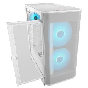 Cougar Airface 180 ATX Mid Tower White | 180mm ARGB Fan | Mesh | Tempered Glass