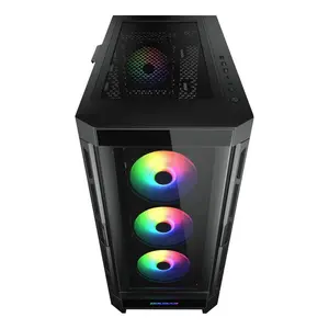 Cougar DUOFACE Pro RGB Black | Dual Chamber | 400mm GPU | 360mm AIO | ARGB | E-ATX