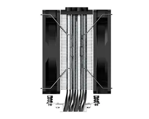 ID-COOLING SE-214-XT V2 Plus Dual Fan CPU Air Cooler (Black Edition) | Model: SE-214-XT V2 PLUS, 220W TDP Thermal Dissipation, Push-Pull Dual 120mm PWM Fans (AS-120-K V2 × 2), 4x Ф6mm Direct-Touch Copper Heatpipes (H.D.T. Architecture)