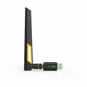 AX1800 Dual Band Wi-Fi 6 & Bluetooth 5.3 High-Speed USB 3.0 Wireless Adapter (1800Mbps / 2.4GHz & 5GHz / High-Gain Blade Antenna / Ultra-Low Ping / Driver-Free Plug & Play)