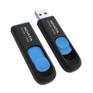 ADATA UV128 Retractable USB 3.2 Gen 1 Flash Drive – Capless Slide Design