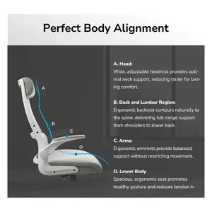 COUGAR Stryder Black | Highback Ergonomic Hybrid Workspace Chair | Flip-Up Armrests | Imitation Linen | TÜV Certified