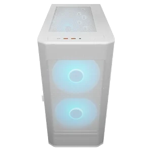 Cougar Airface 180 ATX Mid Tower White | 180mm ARGB Fan | Mesh | Tempered Glass