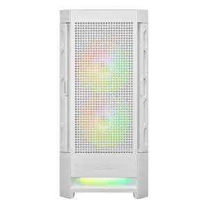 Cougar Duoface RGB Mid Tower Black | 2-Type Front Panels | Dual Chamber | ATX | ARGB