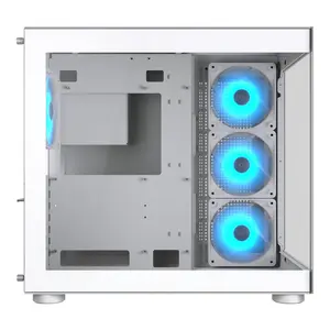 Cougar FV150 RGB Mid Tower Black | Dual Chamber | 400mm GPU | 360mm AIO | ARGB | Type-C