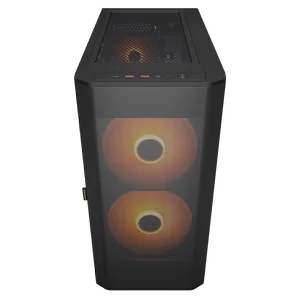 Cougar Airface FLO RGB Mid Tower Black | 2x 180mm ARGB PWM | Mesh Front | ATX