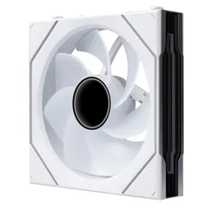 LIAN LI UNI FAN SL-INF Reverse  120mm ARGB PWM PC Cooling Fan 3-Pack with L-Wireless Controller | Dual-Sided Frame Design, 2.4 GHz L-Wireless Sync & Motherboard Dual-Mode Control, Triple-Zone Infinity Mirror RGB & FDB Bearing