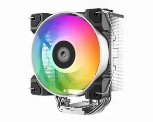 ID-COOLING SE-214-XT DF CPU Air Cooler (Black Edition) | Model: SE-214-XT DF, 180W TDP Thermal Dissipation, 4x Ф6mm Direct-Touch Copper Heatpipes, 120mm High-Airflow PWM Fan, Microwave Fin Design with Stealth Top Cover, 100% RAM Clearance, Multi-Plat