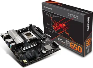Sapphire B650M-E — AMD AM5 | B650 Chipset | Micro-ATX | DDR5 | PCIe 5.0 M.2 | WiFi 6 | Ryzen 7000/8000/9000