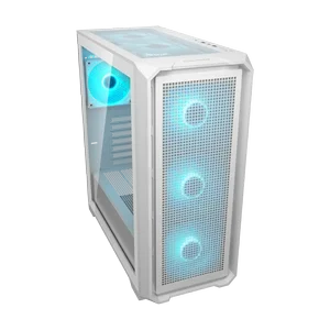Cougar MX600 Air Pro Black & White | 3x140mm + 1x120mm ARGB Fans | E-ATX | 400mm GPU | Airflow Ramp