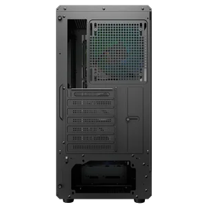 Cougar Airface Pure RGB Compact ATX Mid Tower Black | ARGB | Mesh Front | Tempered Glass