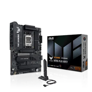 ASUS TUF GAMING X870E-PLUS WIFI7 AMD AM5 ATX Motherboard | PCIe 5.0, Wi-Fi 7 & 16+2+1 DrMOS Power