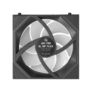 LIAN LI UNI FAN SL-INF FLEX 120mm ARGB PWM PC Cooling Fan 3-Pack with L-Wireless Controller | Dual-Sided Frame Design, 2.4 GHz L-Wireless Sync & Motherboard Dual-Mode Control, Triple-Zone Infinity Mirror RGB & FDB Bearing