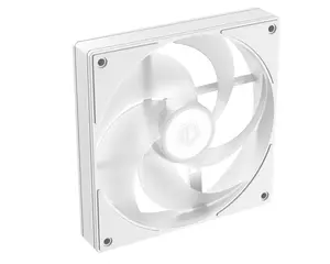 ID-COOLING AS-120-ARGB-W Trio High-Performance 120mm PWM Case & Radiator Fans (3-Pack / Snow White) | Model: AS-120-ARGB-W TRIO, 3x 120mm PWM Fans, Vibrant Motherboard Sync 5V 3-Pin ARGB Lighting with Daisy-Chain Headers, Wide 300–2000 RPM Dynamic Sp
