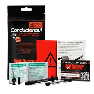 Thermal Grizzly Conductonaut 1g Liquid Metal TIM – 73 W/mK for Delid & Direct-Die