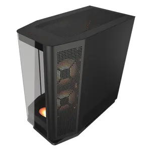 Cougar FV270 RGB Black | 4 Pre-Installed Fans | Mid Tower | Tempered Glass | ARGB