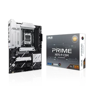 ASUS PRIME X870-P-CSM AMD AM5 ATX Motherboard | PCIe 5.0, USB4 40Gbps & 14+2+1 DrMOS Power
