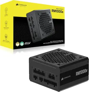 Corsair RM1000e Fully Modular Low-Noise ATX PSU (UK) - 1000W, 80 PLUS Gold