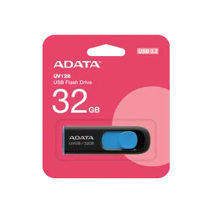 ADATA UV128 Retractable USB 3.2 Gen 1 Flash Drive – Capless Slide Design