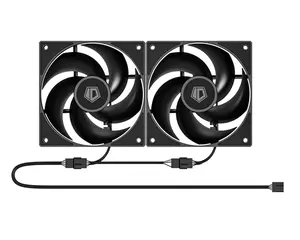 ID-COOLING FLOW 500 AIR Micro-ATX PC Case | High-Airflow Mesh Front, Tempered Glass Side Panel, 3x Pre-Installed PWM Fans & 360mm Radiator Support