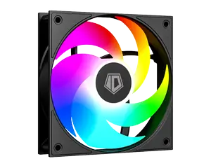 ID-COOLING VIEW 510 ARGB Black Panoramic ATX PC Case | Dual Tempered Glass Panels, 4x Pre-Installed ARGB PWM Fans, BTF Motherboard Support & Dual 360mm Radiator Capacity